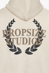 HEAVY OVERSIZE DROPSIZE STUDIOS HOODIE COCONUT MILK