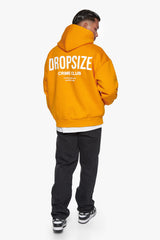 HEAVY OVERSIZE CRIME CLUB HOODIE ORANGE