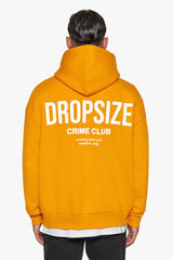 HEAVY OVERSIZE CRIME CLUB HOODIE ORANGE
