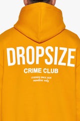HEAVY OVERSIZE CRIME CLUB HOODIE ORANGE