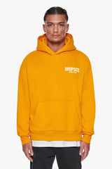HEAVY OVERSIZE CRIME CLUB HOODIE ORANGE