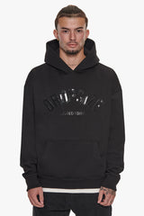 SUPER HEAVY OVERSIZE DS LIMITED HOODIE BLACK
