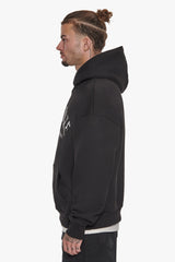 SUPER HEAVY OVERSIZE DS LIMITED HOODIE BLACK
