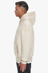 HEAVY OVERSIZE TRIPLE LOGO HOODIE COCONUT MILK