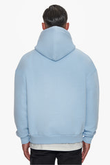 HEAVY OVERSIZE FROTTEE HOODIE BABY BLUE