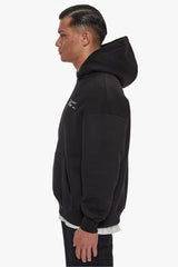 HEAVY OVERSIZE CRIME EDITION HOODIE  BLACK