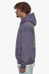 HEAVY OVERSIZE MEMBERS ONLY HOODIE BLUE GRANITE