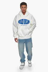 HEAVY OVERSIZE OVAL BROKEN DREAMS HOODIE CREAM WHITE
