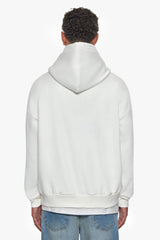 HEAVY OVERSIZE OVAL BROKEN DREAMS HOODIE CREAM WHITE