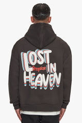 HEAVY OVERSIZE 3D LOST IN HEAVEN HOODIE WASHED BLACK