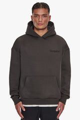 HEAVY OVERSIZE 3D LOST IN HEAVEN HOODIE WASHED BLACK