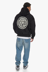 HEAVY OVERSIZE WORLDWIDE HOODIE BLACK