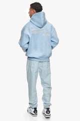 HEAVY OVERSIZE NO LIMITS HOODIE BABY BLUE