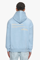 HEAVY OVERSIZE NO LIMITS HOODIE BABY BLUE