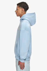 HEAVY OVERSIZE NO LIMITS HOODIE BABY BLUE