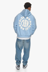 HEAVY OVERSIZE CLOUD CREW HOODIE BABY BLUE