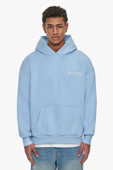 HEAVY OVERSIZE CLOUD CREW HOODIE BABY BLUE