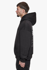 HEAVY OVERSIZE QUADCRIME HOODIE BLACK