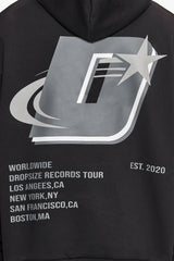 HEAVY OVERSIZE RECORDS TOUR HOODIE BLACK