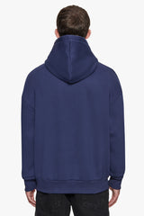 HEAVY OVERSIZE EMBO HOODIE BLACK IRIS