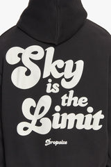 HEAVY OVERSIZE SKY IS THE LIMIT HOODIE BLACK