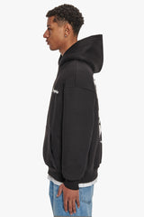 HEAVY OVERSIZE SKY IS THE LIMIT HOODIE BLACK