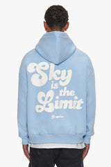 HEAVY OVERSIZE SKY IS THE LIMIT HOODIE BABY BLUE
