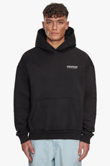 HEAVY OVERSIZE STAY TRUE HOODIE BLACK
