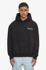 HEAVY OVERSIZE ART STUDIOS HOODIE BLACK