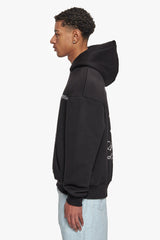 HEAVY OVERSIZE ART STUDIOS HOODIE BLACK