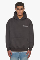 HEAVY CLOUD DOVE HOODIE WASHED BLACK