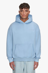HEAVY OVERSIZE QUADCRIME HOODIE BABY BLUE