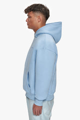 HEAVY OVERSIZE QUADCRIME HOODIE BABY BLUE
