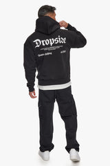 HEAVY OVERSIZE PATIENCE HOODIE BLACK