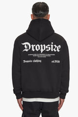 HEAVY OVERSIZE PATIENCE HOODIE BLACK