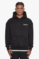 HEAVY OVERSIZE PATIENCE HOODIE BLACK