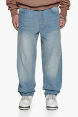 V4 LOOSE FIT JEANS  MID BLUE