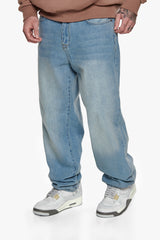 V4 LOOSE FIT JEANS  MID BLUE