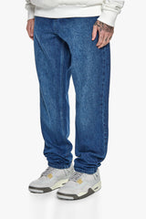 LOOSE FIT MONOGRAM JEANS DARK BLUE