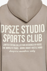 HEAVY OVERSIZE LADIES SPORTSCLUB HOODIE BEIGE