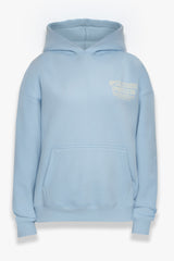 HEAVY OVERSIZE LADIES SPORTSCLUB HOODIE BABY BLUE