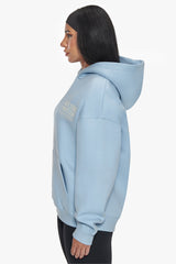 HEAVY OVERSIZE LADIES SPORTSCLUB HOODIE BABY BLUE