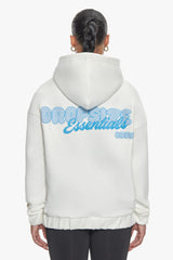 ESSENTIAL CREW ZIP HOODIE CREAM WHITE