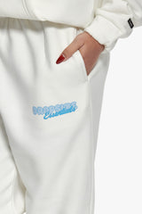 ESSENTIAL CREW SWEAT JOGGER CREAM WHITE