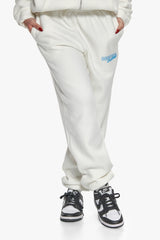 ESSENTIAL CREW SWEAT JOGGER CREAM WHITE