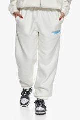 ESSENTIAL CREW SWEAT JOGGER CREAM WHITE