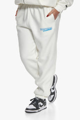 ESSENTIAL CREW SWEAT JOGGER CREAM WHITE