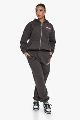 ESSENTIAL CREW SWEAT JOGGER WASHED BLACK