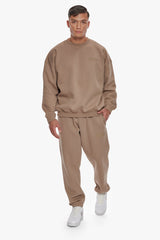 HEAVY HD PRINT JOGGER SILVER MINK
