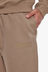 HEAVY HD PRINT JOGGER SILVER MINK